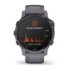 Montre Fenix 6S Pro Solar Garmin - Améthyste avec bracelet schiste