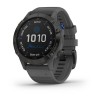 Montre Fenix 6 Pro Solar Garmin - Black avec bracelet ardoise