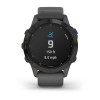 Montre Fenix 6 Pro Solar Garmin - Black avec bracelet ardoise