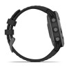 Montre Fenix 6 Pro Solar Garmin - Gray avec bracelet noir