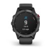 Montre Fenix 6 Pro Solar Garmin - Gray avec bracelet noir