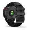 Montre Fenix 6 Pro Solar Garmin - Gray avec bracelet noir