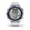 Montre Fenix 6 Pro Solar Garmin - Titane Cobalt Blue avec bracelet Whitestone