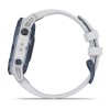 Montre Fenix 6 Pro Solar Garmin - Titane Cobalt Blue avec bracelet Whitestone