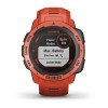 Garmin Instinct Eguzki Erlojua - Flame Red