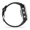 Fenix u200bu200bu200bu200b6S Solar Garmin erlojua - Zilarrezkoa uhal beltzarekin