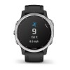 Fenix u200bu200bu200bu200b6S Solar Garmin erlojua - Zilarrezkoa uhal beltzarekin