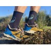 Aktiv Hight Socks Kinetik Trail Socks - Svart/Turkos