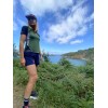 Fusion Round Neck Kinetik women's running jersey - khaki
