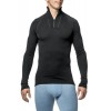 Maillot Zip Turtleneck Lite Woolpower - Svart