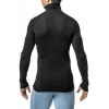 Maillot Zip Turtleneck Lite Woolpower - Svart