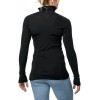 Maillot Zip Turtleneck Lite Woolpower - Svart