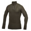 Maillot Zip Turtleneck Lite Woolpower - Pine Green