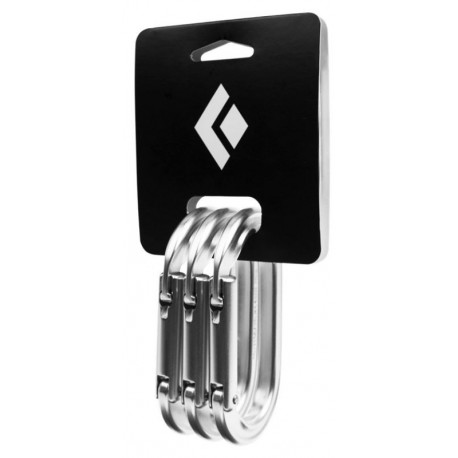 Pacáiste de 3 charbóirí Oval Black Diamond