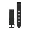 Musta nahkaranneke - QuickFit 22 - 010-12740-01