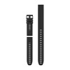 Musta silikonihihna - QuickFit 26 - 3 kpl - 010-12907-00