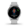 Venu 2S kello - hopea vaaleanharmaalla rannekkeella Garmin - 010-02429-12