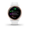 Venu 2S -kello - Rose Gold ja valkoinen ranne Garmin - 010-02429-13