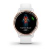 Venu 2S -kello - Rose Gold ja valkoinen ranne Garmin - 010-02429-13