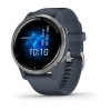 Venu 2 -kello - hopea, sinisenharmaa ranneke Garmin - 010-02430-10