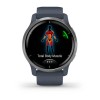 Venu 2 -kello - hopea, sinisenharmaa ranneke Garmin - 010-02430-10