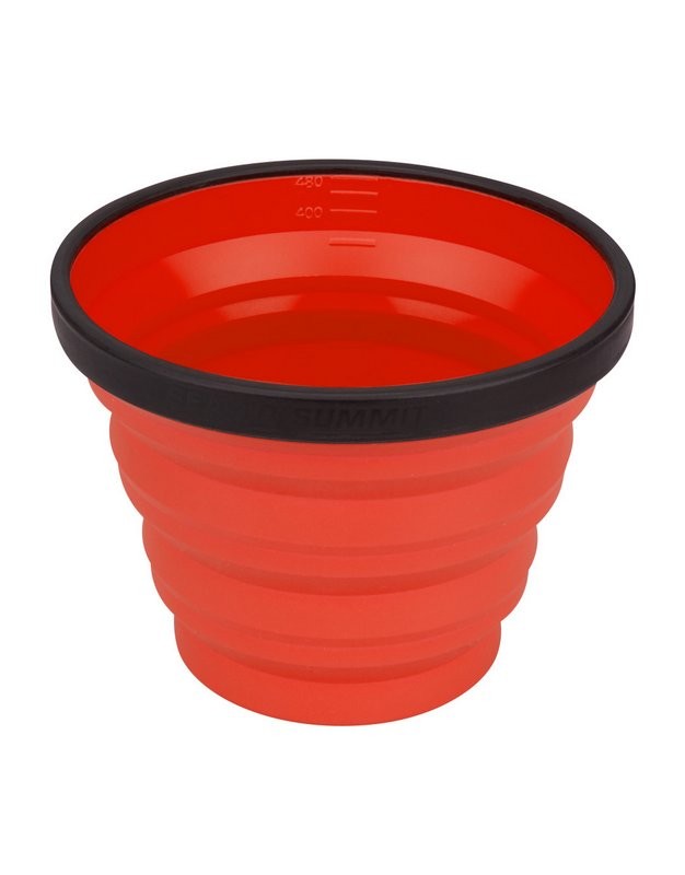 Mug Pliable Sea To Summit X 480ml - Gris - Pour Randonnée Et Camping