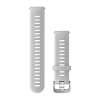 Garmin Forerunner 55 -hihna - valkoinen silikoni - 010-11251-9Q