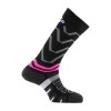 Nordiska vintersportstrumpor Wool Confort 2 Thyo - svart/rosa
