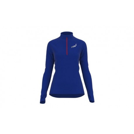 Maglia tecnica da donna Train Elite Mid HZ Inov-8 - Blu