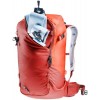 Deuter FreeriderPro34+アルペンスキーバックパック-溶岩/パパイヤ