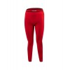Calças compridas e quentes Calças Homem Merino 6.0 Lenz - preto/vermelho