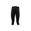 Dreiviertelstrumpfhose Damen Merino 6.0 Lenz - schwarz
