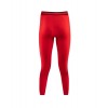 Hose Damen Merino 6.0 Lenz lange Strumpfhose - schwarz/rot