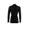 Topp Långärmad Dam Merino 6.0 Lenz - turtleneck - svart