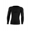 Haut Longsleeve Men Merino 6.0 Lenz - col rond - noir