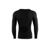 Haut Longsleeve Men Merino 6.0 Lenz - col rond - noir