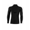 Haut Longsleeve Men Merino 6.0 Lenz - col roulé - noir