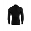 Haut Longsleeve Men Merino 6.0 Lenz - col roulé - noir