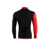 Top Manga Longa Men Merino 6.0 Lenz - gola alta - preto/vermelho
