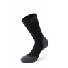 Kompressionsstrumpor 7.0 mid Merino Lenz - svart