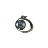Pièces au détail raquettes TSL: 89 - Talonnière carrée, Strap S, 19mm, Gauche - Dark Grey / Méteor