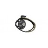 Pièces au détail raquettes TSL: 91 - Talonnière carrée, Strap M, 19mm, Gauche - Dark Grey / Méteor