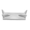 Pièces au détail raquettes TSL: 117 - Support crampon Alpin - Pearly White