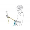 Cordão de posicionamento Petzl Connect Adjust para escalada e montanhismo