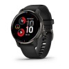 Garmin Venu 2 Plus gps erloju adimenduna - Grisa silikonazko uhal beltzarekin - 010-02496-11
