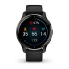 Garmin Venu 2 Plus gps erloju adimenduna - Grisa silikonazko uhal beltzarekin - 010-02496-11