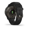 Garmin Venu 2 Plus gps erloju adimenduna - Grisa silikonazko uhal beltzarekin - 010-02496-11