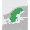 ヨーロッパ諸国のIGNTopoProマップ（1つ選択）Garmin-TOPO Sweden v6 PRO