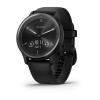 Garmin Vívomove Sport Needle GPS-älykello - harmaa kotelo mustalla silikonihihnalla