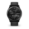 Garmin Vívomove Sport Needle GPS-älykello - harmaa kotelo mustalla silikonihihnalla